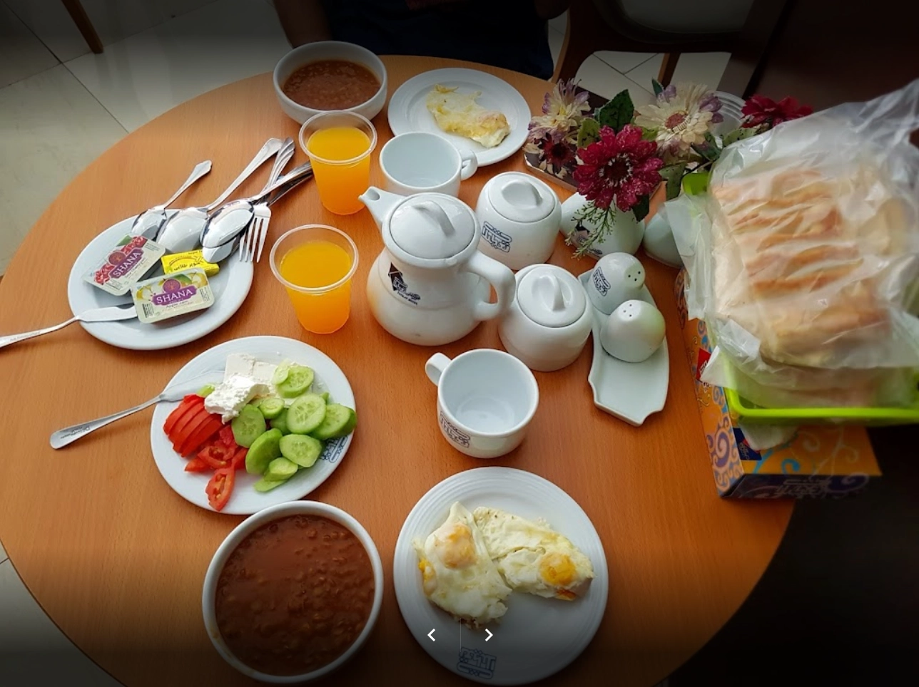 صبحانه در هتل تعطیلات کیش